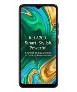 itel A200 smartphone front view